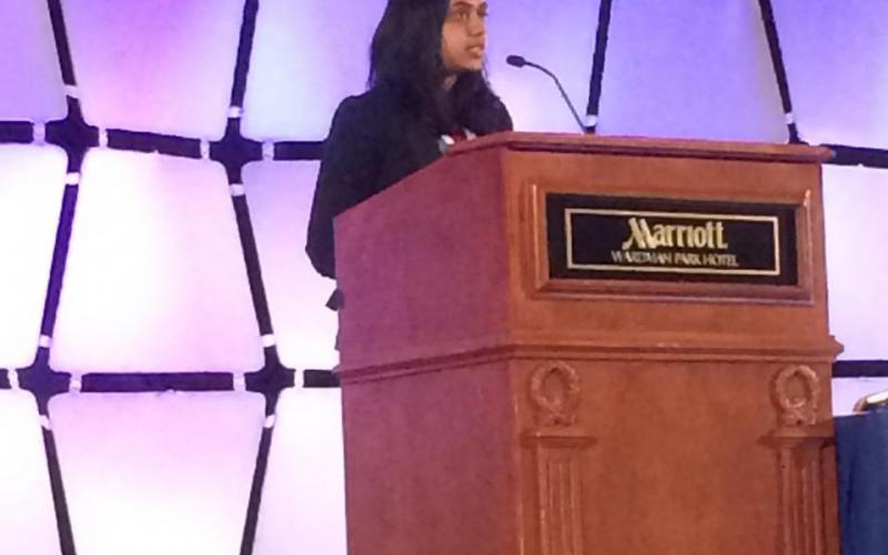 Pratiksha presents at the Presidential Symposium at the Annual Meeting of the American Society for Gene and Cell Therapy